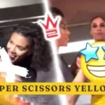 rock paper scissors yellow dress