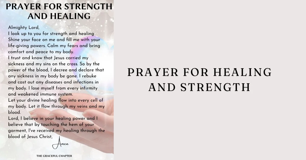 Prayer for Healing and Strength