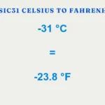 31 celsius to Fahrenheit