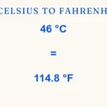 46 celsius to Fahrenheit