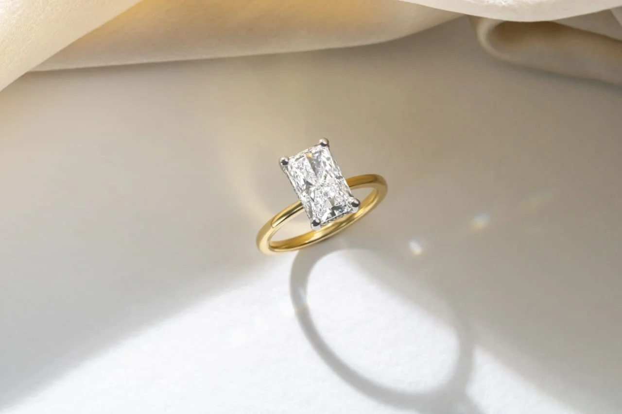 Radiant Engagement Ring