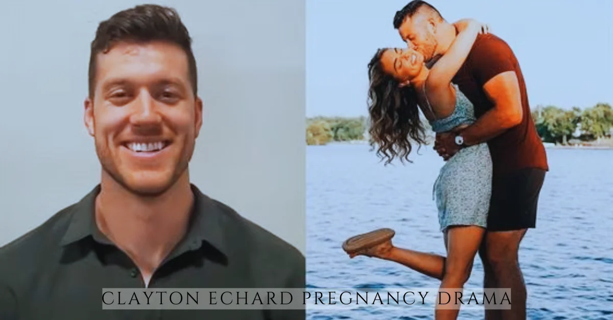 clayton echard pregnancy drama